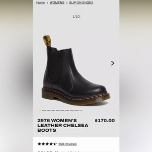 Doc Martens Black Chelsea Boots- Worn Once